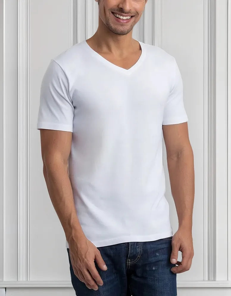Camiseta Básica Algodón - Blanca